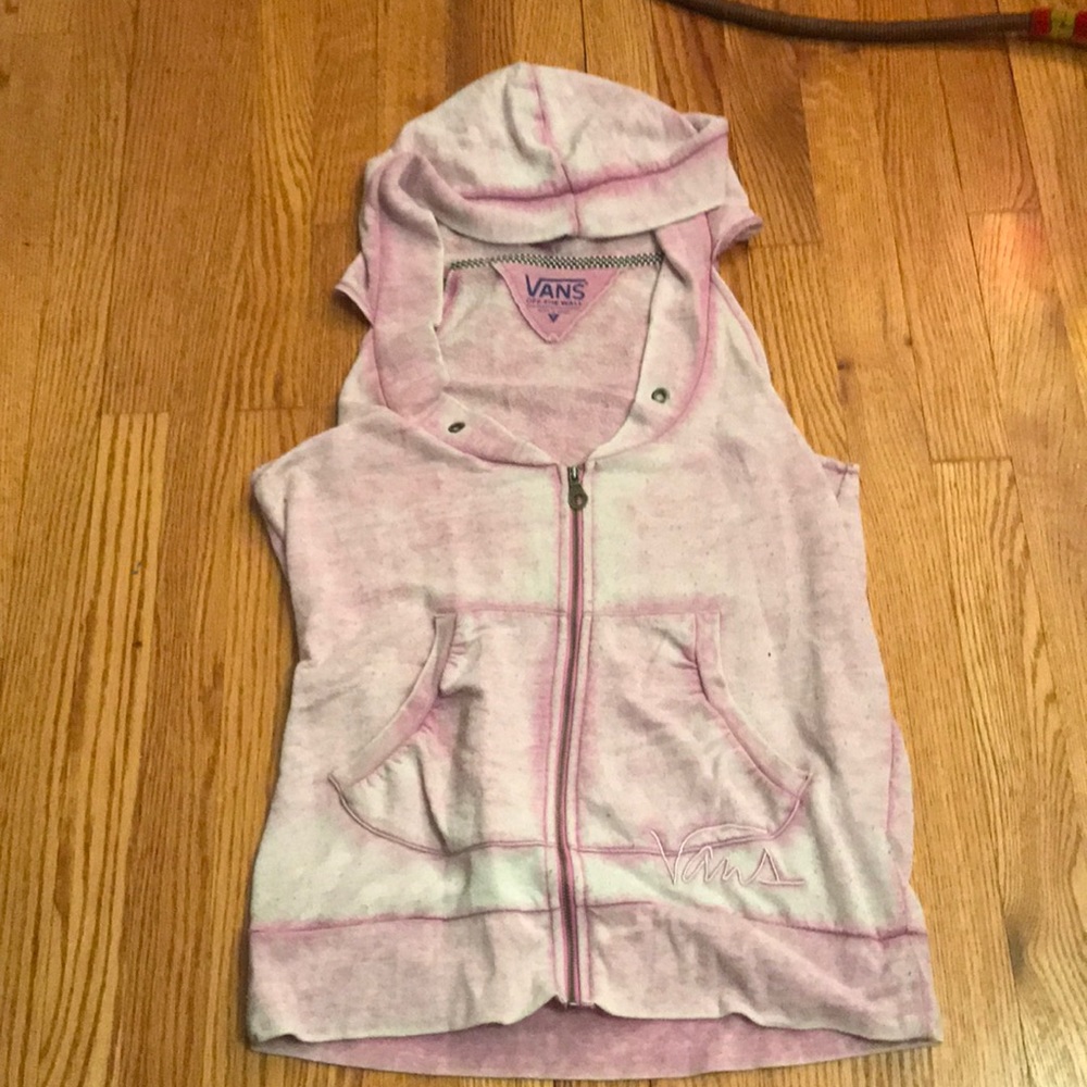 Hooded Zip up Muscle Tee
